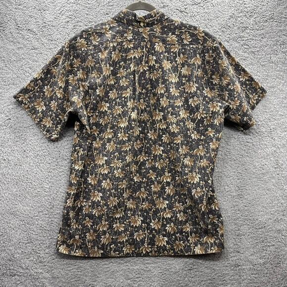 Reyn Spooner Vintage Men's Hawaiian Shirt Reverse Print Short Sleeve Button Up - Picture 9 of 12